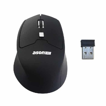 Ason Tech Souris optique à 6 boutons sans fil - 800/1200/1600 DPI