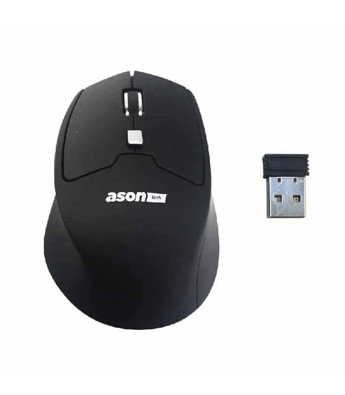 Ason Tech Wireless 6-Button Optical Mouse - 800/1200/1600 DPI