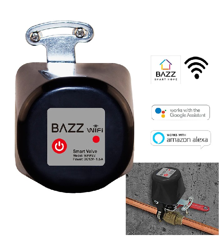 Bazz Valve d'obturation d'eau domestique intelligente