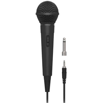 Behringer Dynamic Microphone with Switch and Cable - 3 m
