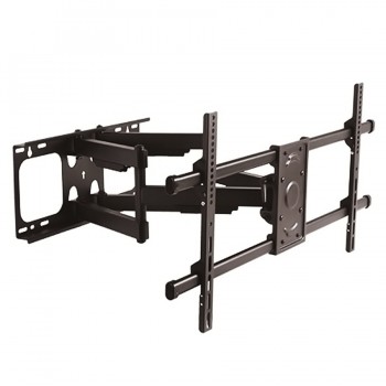 Ason Decor Support mural plein mouvement pour téléviseur à écran plat ou incurvé de 37 po à 90 po - 75 Kg