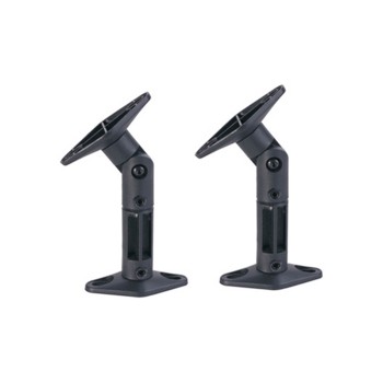 Brateck Tilting Wall Mount for Speakers up to 7.7 lbs - Black - Pack of 2