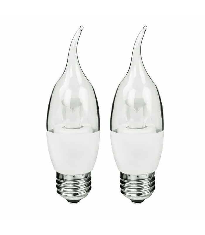 CA11 Dimmable LED Bulb - 120V - 5W - E26 - 2700K - Pack of 2