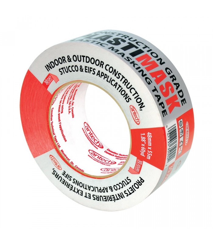 Cantech Indoor/Outdoor Construction Stucco Tape 48mm x 55mm