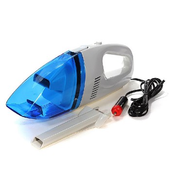 Aspirateur de voiture pour matières sèches et mouillées - 12 VCC - Bleu