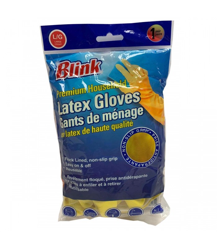 Blink Gants de ménage en latex - Large