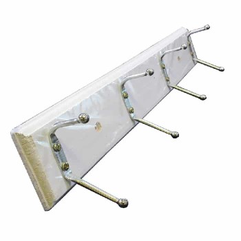 Coat Hanger 4-Hook - White
