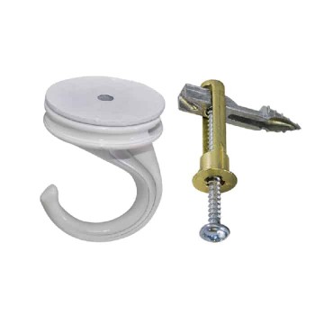Cobra Anchors Self-Drilling Swivel Hook - 30 lbs - White