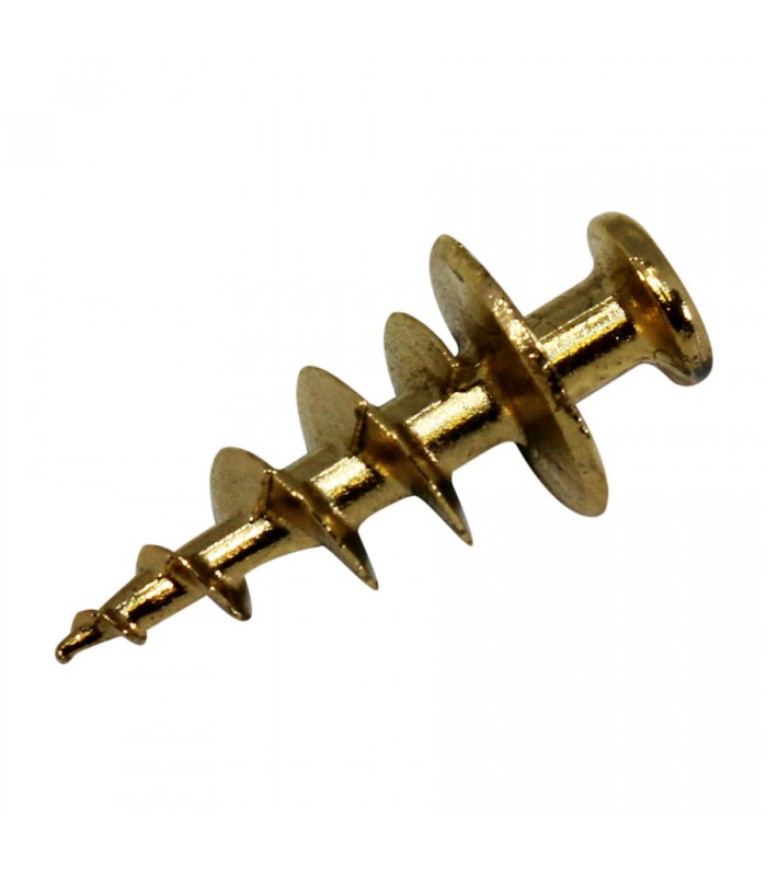 Cobra Anchors Zinc Screw-In Anchor for Drywall with 1/2 in Gold Plated Screws - Pack of 6