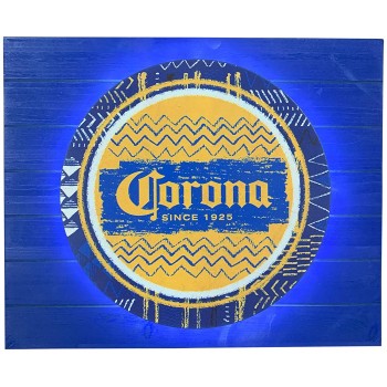 Corona LED Backlit Vintage Sign 18 in x 15 in