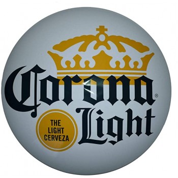 Corona Light Dome Metal Sign 15 in diameters