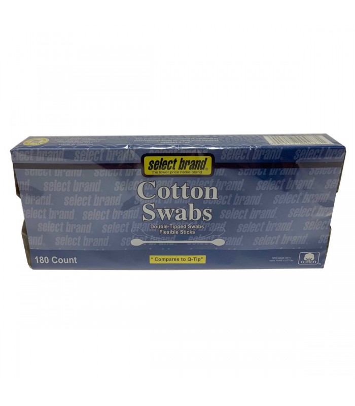 Tampons de coton sur tiges 180