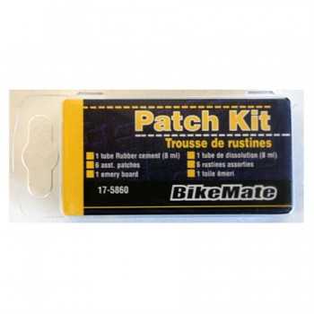 Damco Bike Tube Patch Repair Kit - 9 Pieces