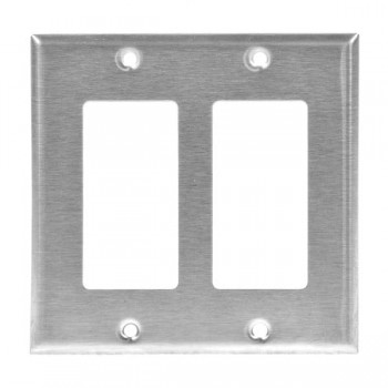 Plaque Décorative Double en Acier inoxidable