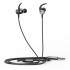 HP in-Ear Sporty Earbud Headphones with Volume Control & Microphone, Gray (DHH-3114-GRAY)