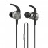 HP in-Ear Sporty Earbud Headphones with Volume Control & Microphone, Gray (DHH-3114-GRAY)