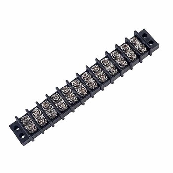 Bornier terminal double - 20 A - 300 V - 12 positions