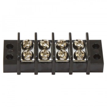 Bornier terminal double - 20 A - 300 V - 4 positions