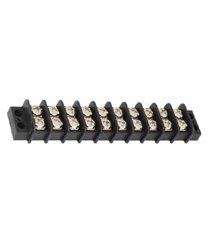 Double Terminal Block - 20 A - 600 V - 10 Positions