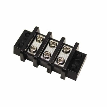 Bornier terminal double - 20A - 300V - 3 positions