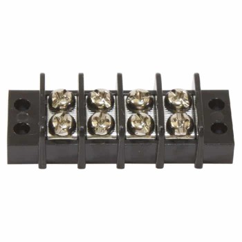 Bornier terminal double - 30A - 600V - 4 positions