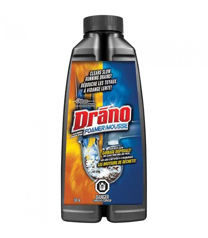 Drano Dual-Force Foamer Clog Remover 500ml