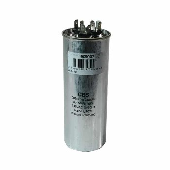 Dual AC Capacitor - 60 + 5 MFD - 440 V AC