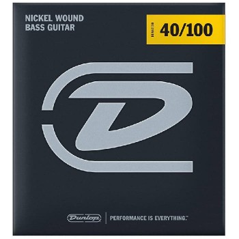 Cordes pour guitare basse électrique - "Nickel Wound" - 40/100 - Jeu de 4 cordes