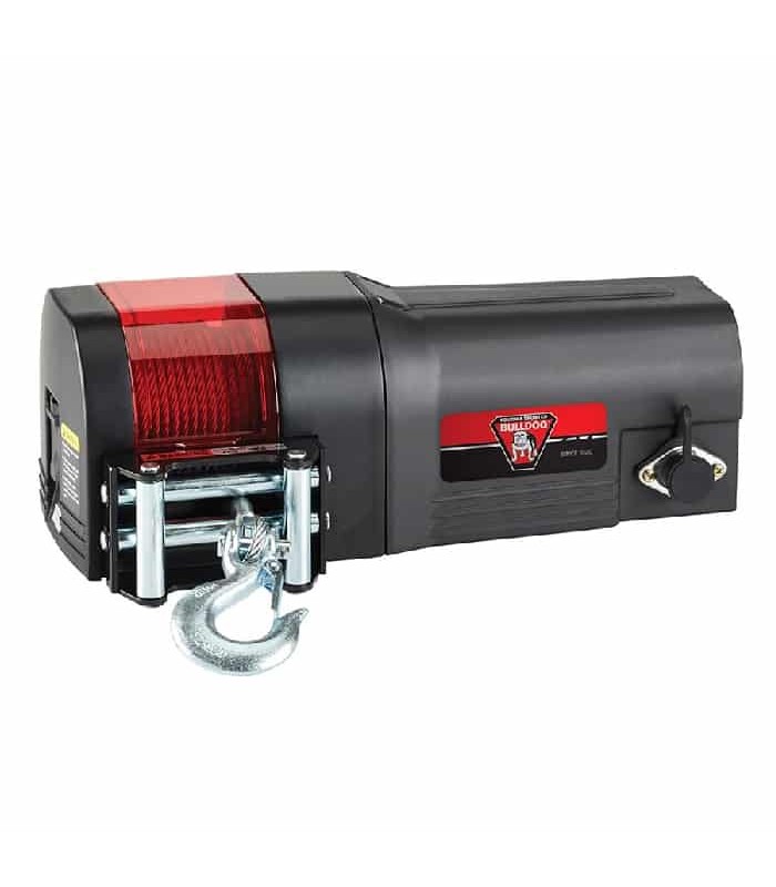 Electric Winch with Metal Rope and Remote Control - 12 V - 1.2 CV - 800 W - Capacity 3500 lbs