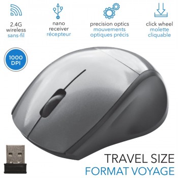 eLink Souris sans fil 2.4G format voyage