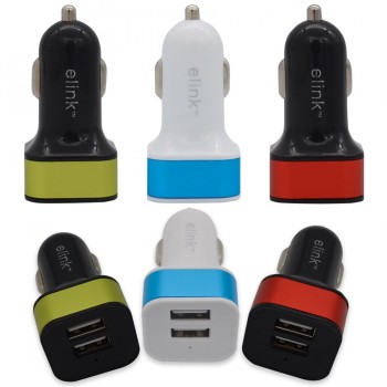 eLink 3.1A 2-port USB car charger
