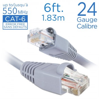 eLink 6 ft. Straight Patch Cable Cat-6