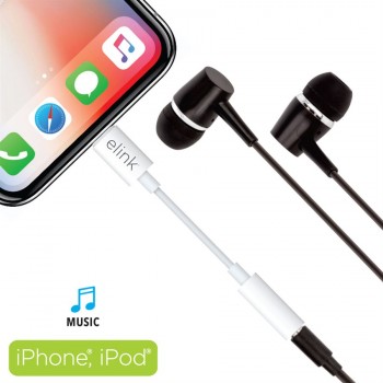eLink Adaptateur Lightning à écouteurs