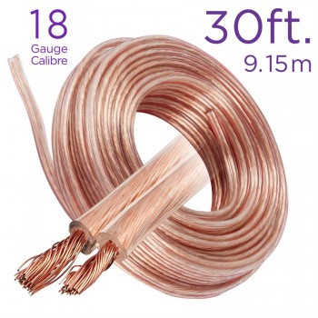 eLink Fil à haut-parleur 2/18 AWG - 30 pieds
