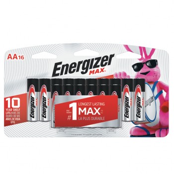 Energizer MAX AA Piles Alcalines - Paquet de 16
