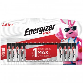 Energizer MAX AAA Piles Alcalines - Paquet de 16