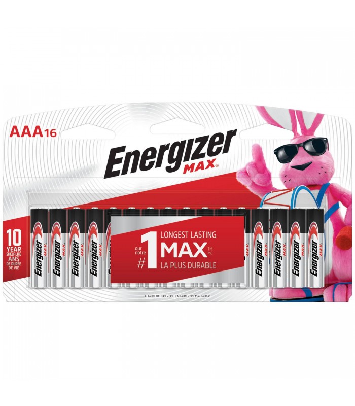 Energizer MAX AAA Piles Alcalines - Paquet de 16