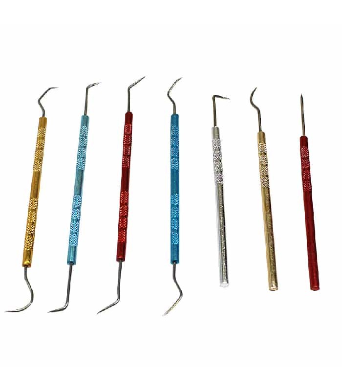 Enkay Dental Scaler Set with Aluminum Handle - 7 Pieces