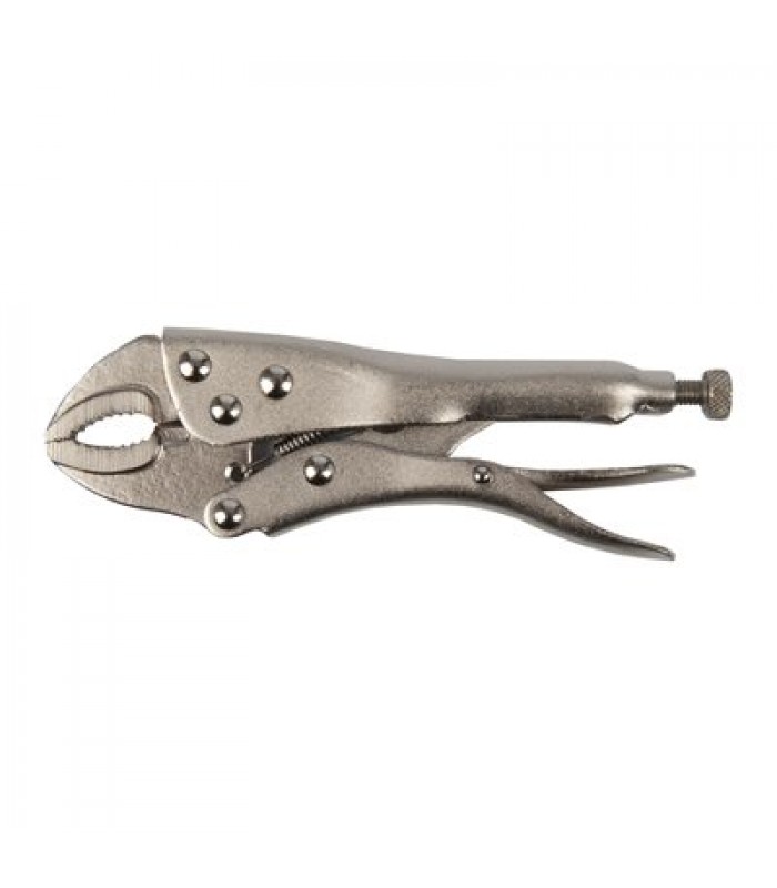 Firm-Grip Pliers Curved Jaw Locking 5 in.