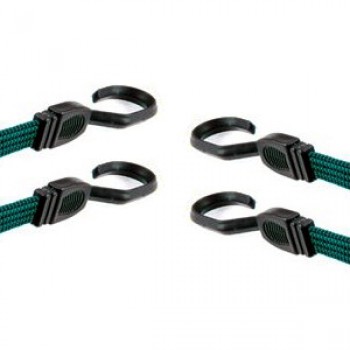 Flat Strap Bungee Cords Kit 24 in. - Pack of 4