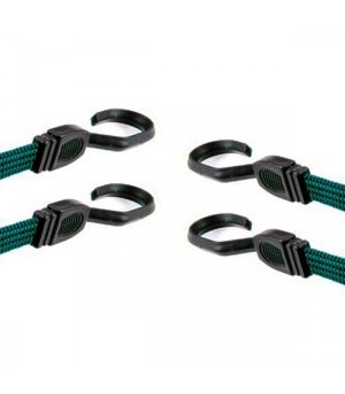 Flat Strap Bungee Cords Kit 24 in. - Pack of 4