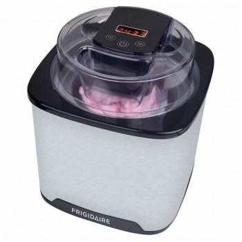 Frigidaire Machine à Yogourt Glacé, Crème Glacée et Sorbet en Acier inoxydable - Boîte Ouverte
