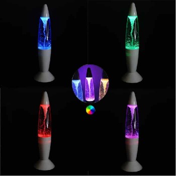 FUN-LITES Lampe DEL conique à effet de tornade avec couleurs changeantes - USB