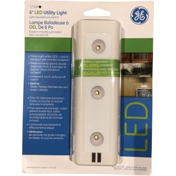 GE 17560 6 in. LED Battery Operated Utility Light