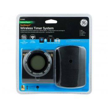 GE SunSmart Système de minuterie sans fil avec module extérieur à double mise à la terre