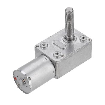 Moteur à engrenage avec arbre linéaire de 6 mm - 12 V CC - 40 tr/min