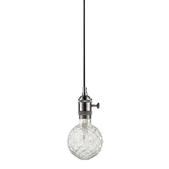 Globe Plug-in Pendant - Brushed Steel
