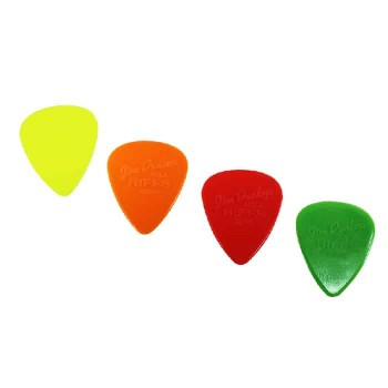 Plectres de guitare - Couleurs et tailles différentes - 1 Unité