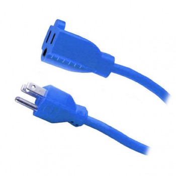 Heavy Duty Outdoor Extension Cord, 15-ft Blue
