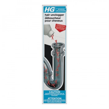 HG Bathroom Hair Unclogger 2-Component Kit
